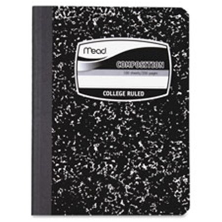 Coolcrafts Composition Book - Black Marble CO3749438